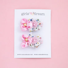 Load image into Gallery viewer, Flower Hair Clip SET