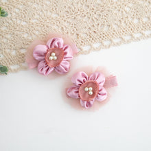 Load image into Gallery viewer, Flower Hair Clip SET