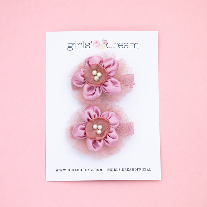 Flower Hair Clip SET