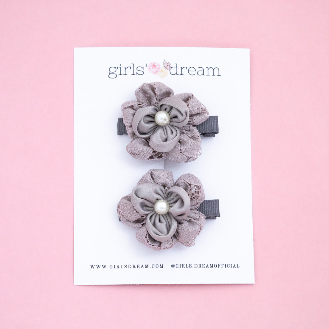 Flower Hair Clip SET