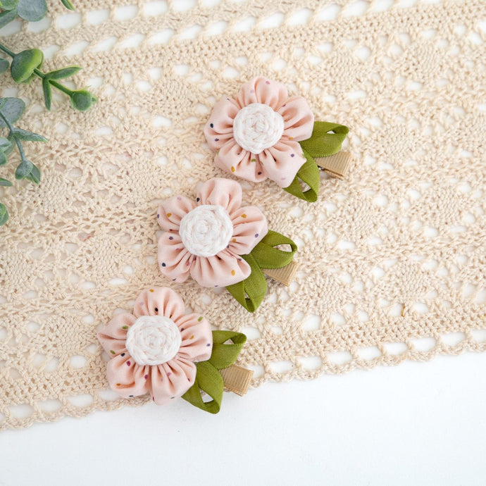 Flower Hair Clip SET