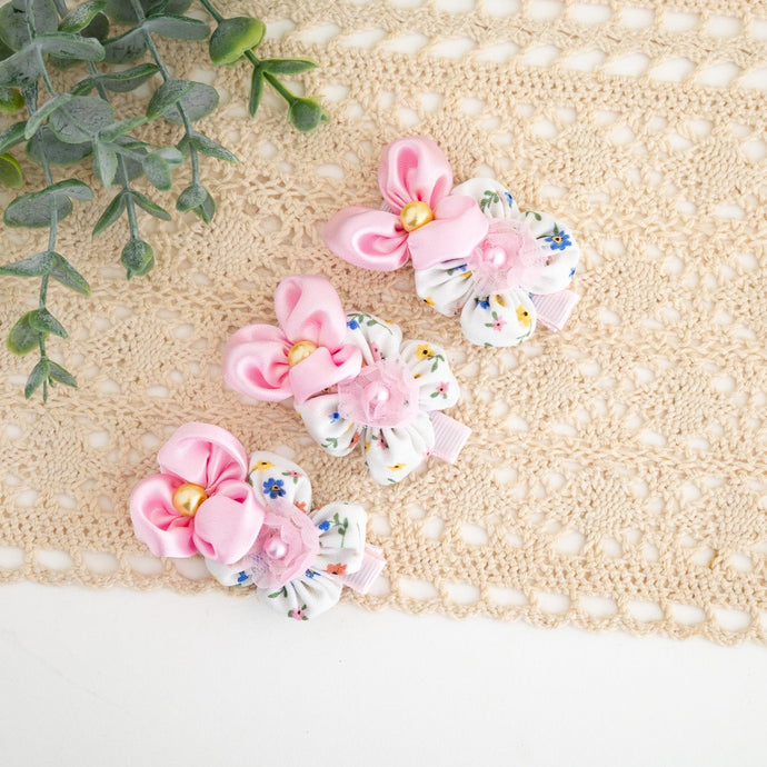 Flower Hair Clip SET